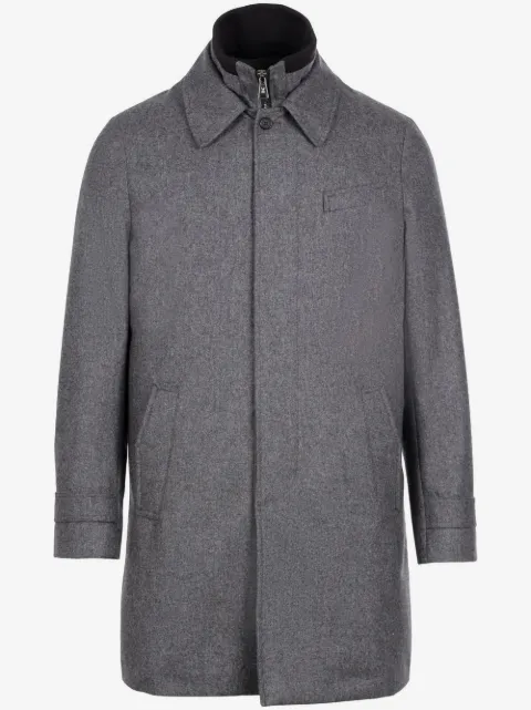 Norwegian Wool down-lined wool coat