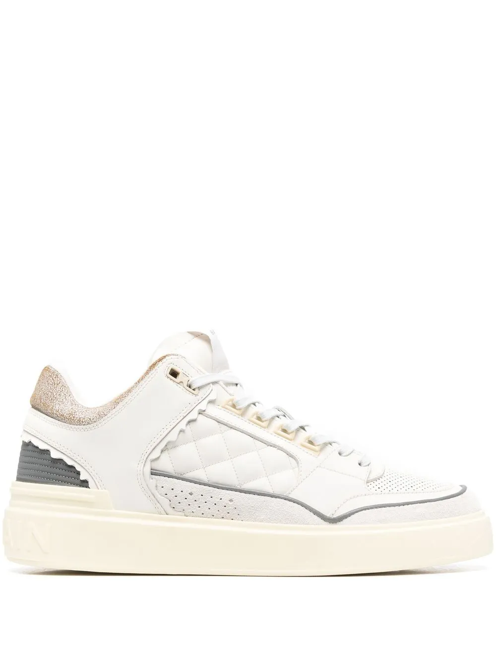 Balmain B-Court Leather Sneakers - Farfetch