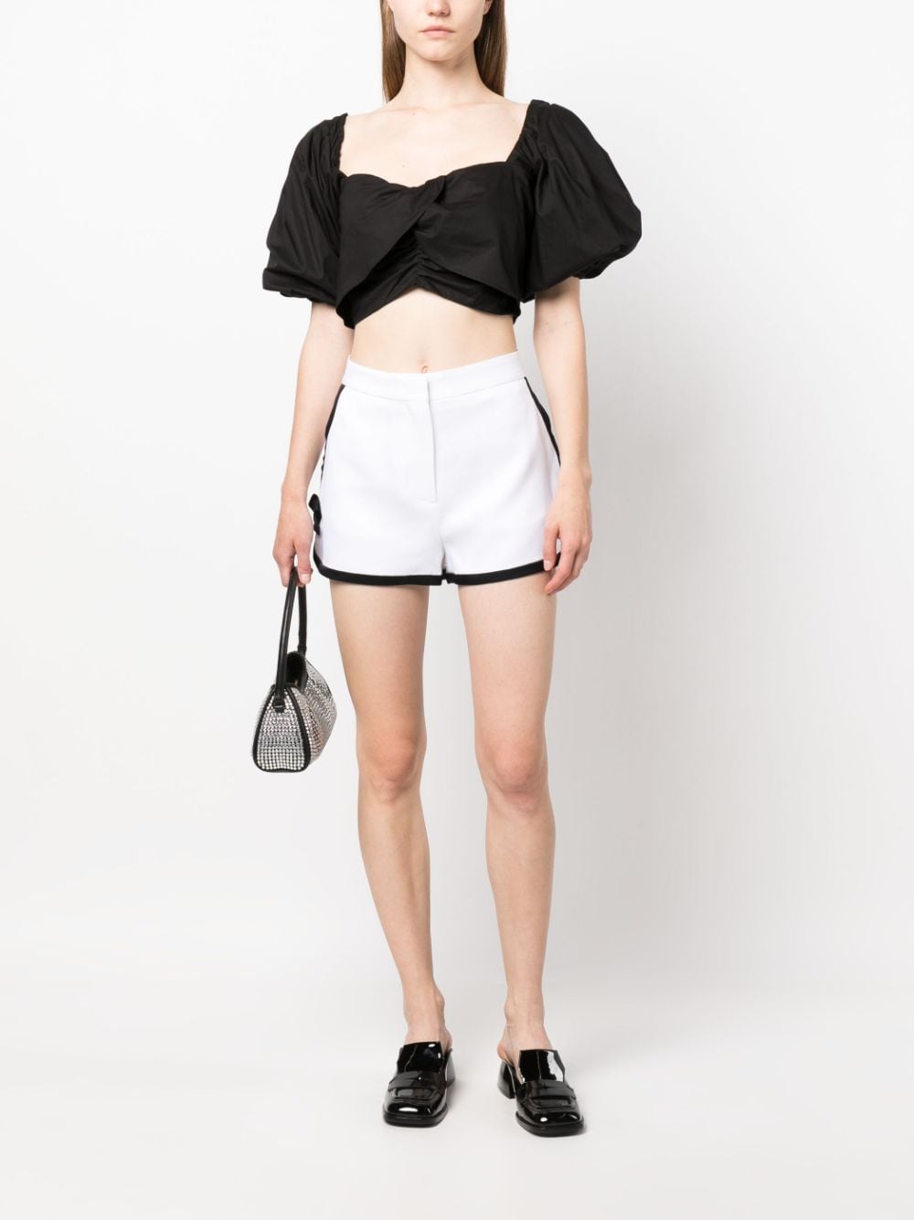 MSGM Shorts met strik - Wit