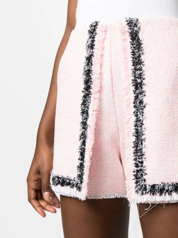 MSGM ツイード ショートパンツ | ピンク | FARFETCH JP