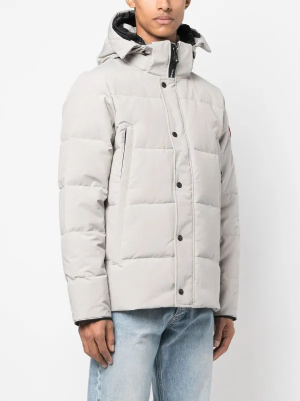 Canada Goose logo patch Padded Jacket Farfetch