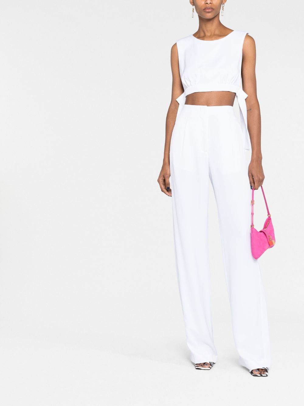 MSGM Cropped top - Wit