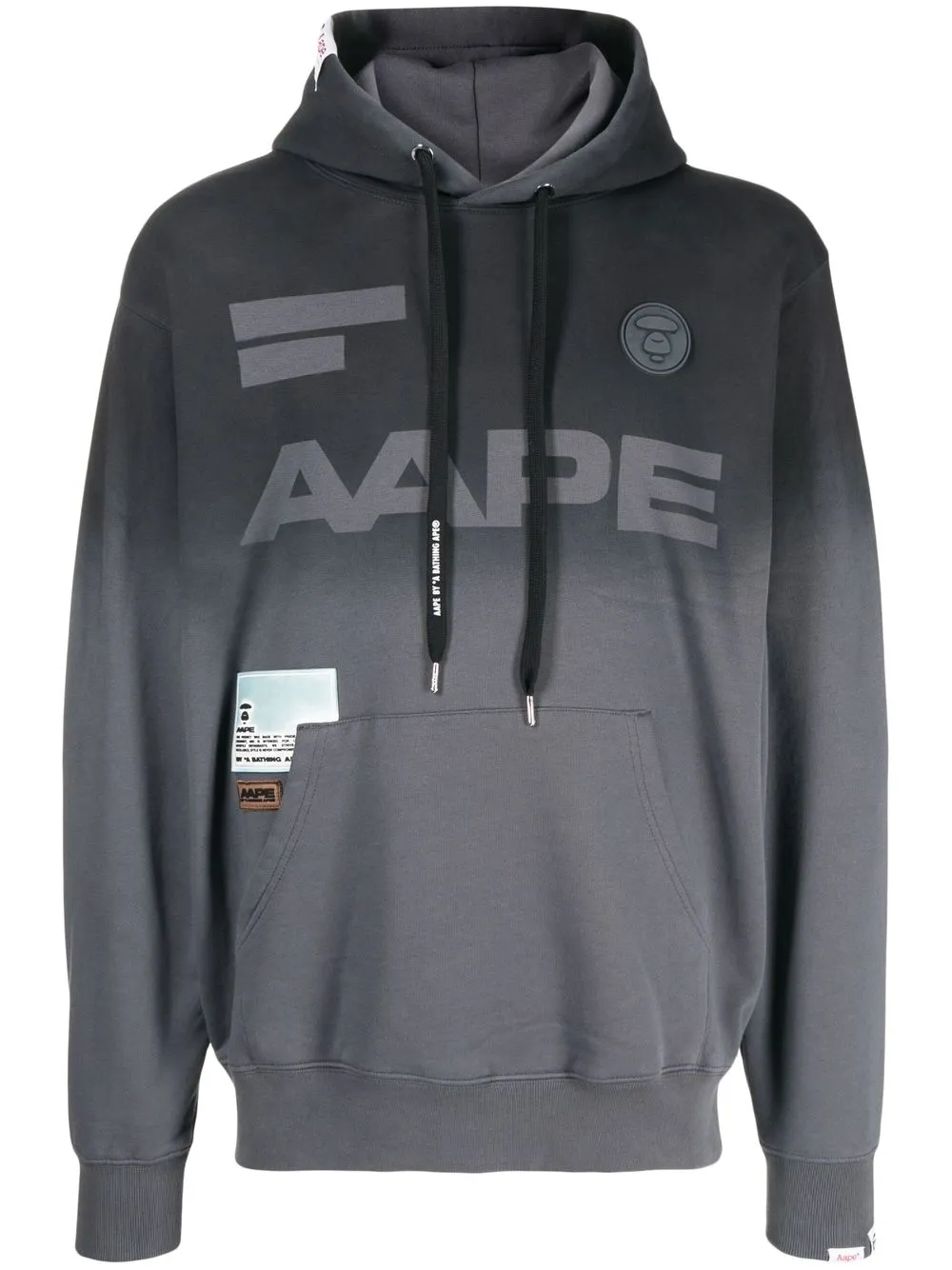 AAPE BY A BATHING APE AAPE BY A BATHING APE logo print hoodie