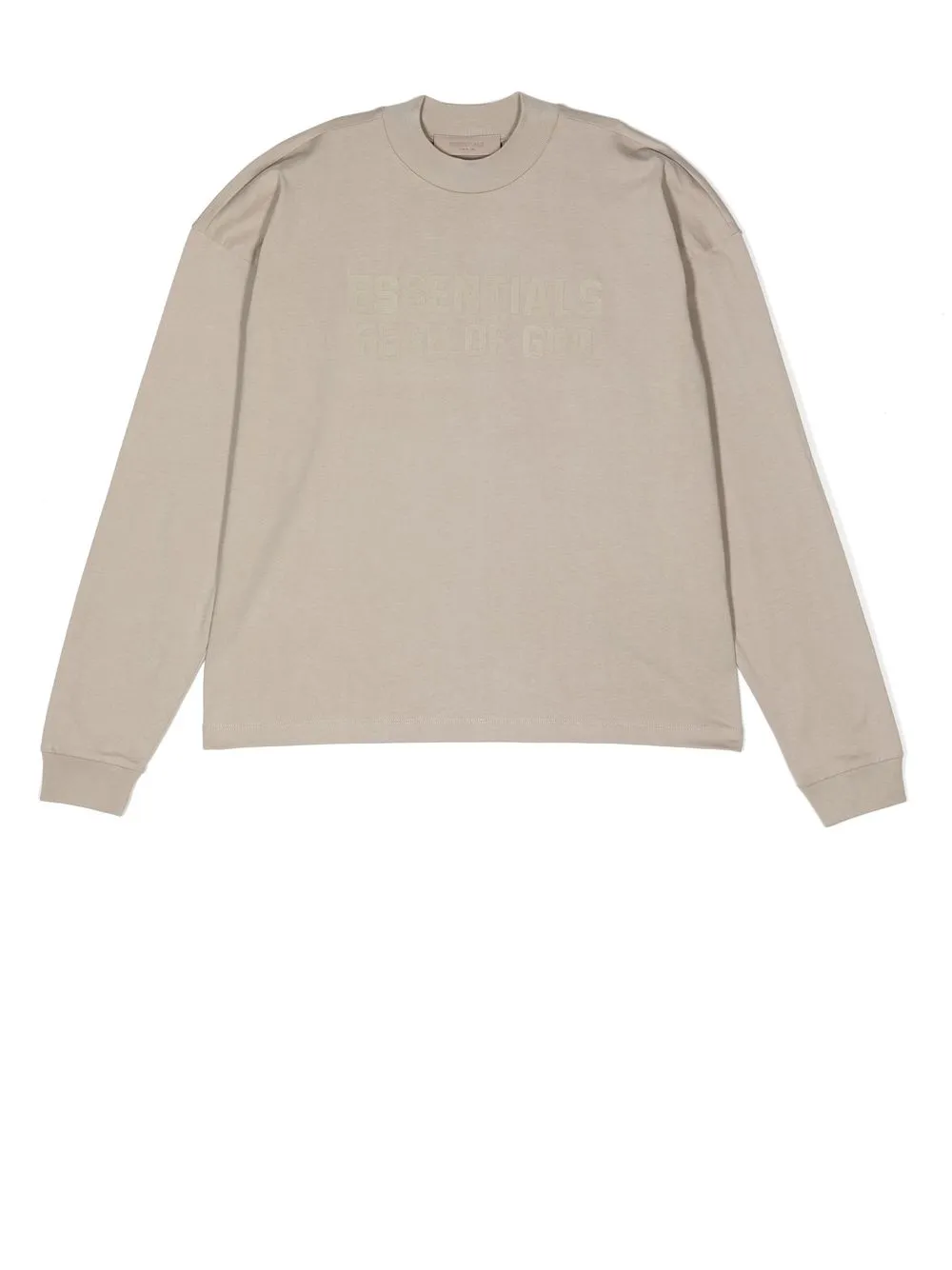 

FEAR OF GOD ESSENTIALS raised-logo crew-neck jumper - Grey