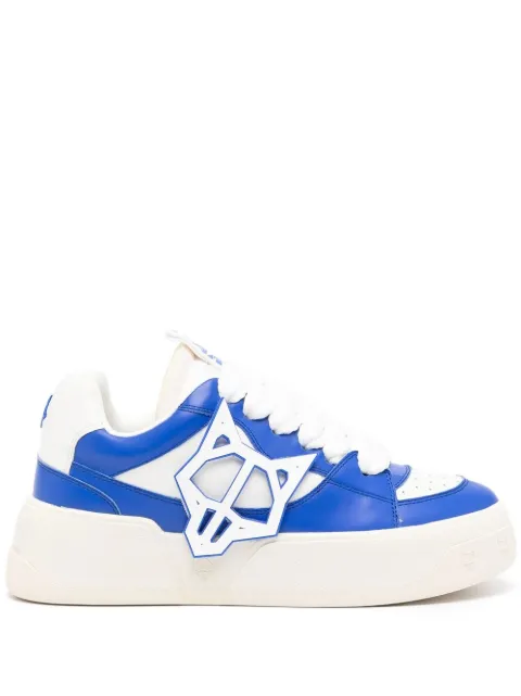 NAKED WOLFE tenis con agujetas y parche del logo