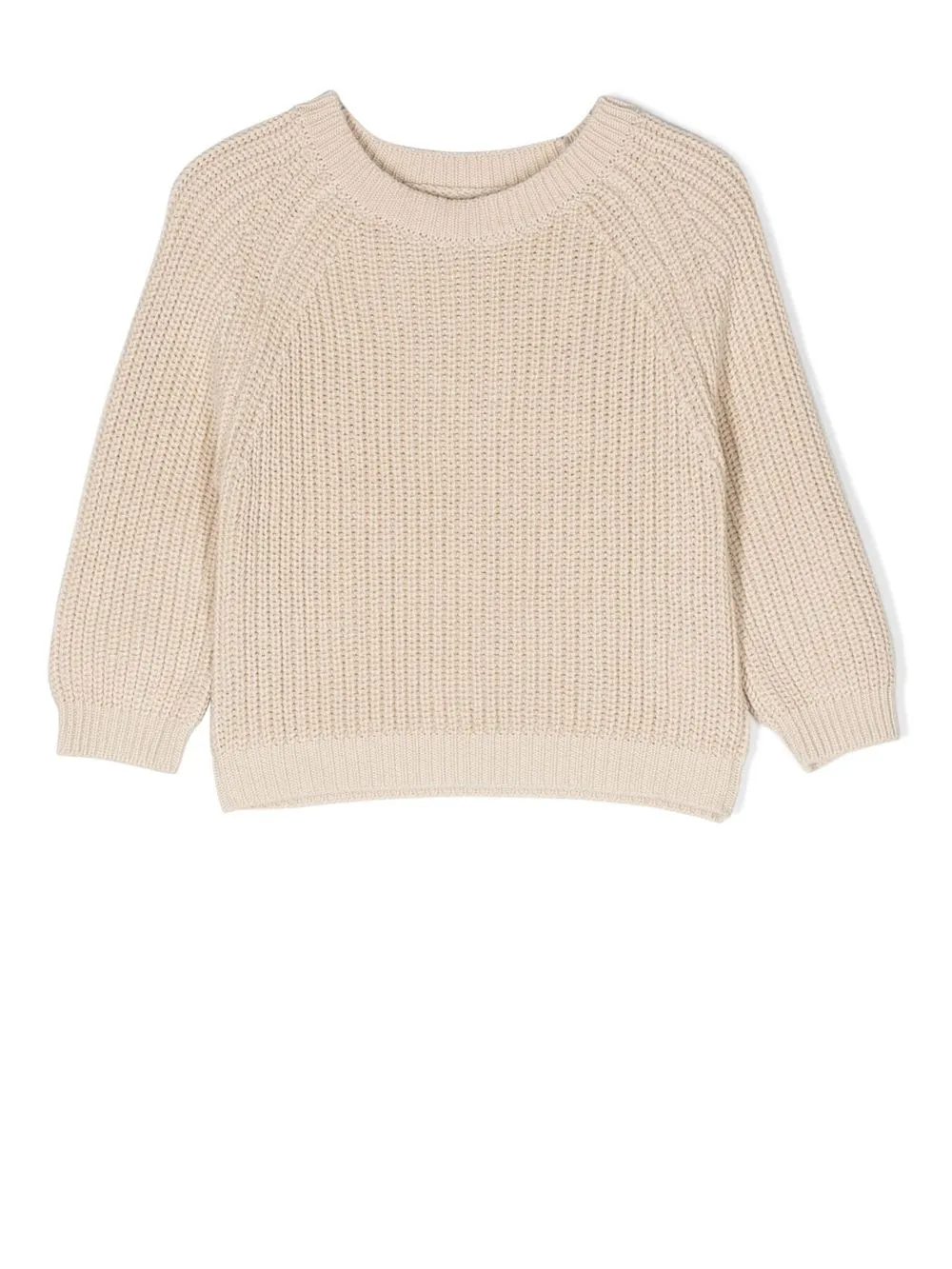 

Donsje knitted crew-neck jumper - Neutrals