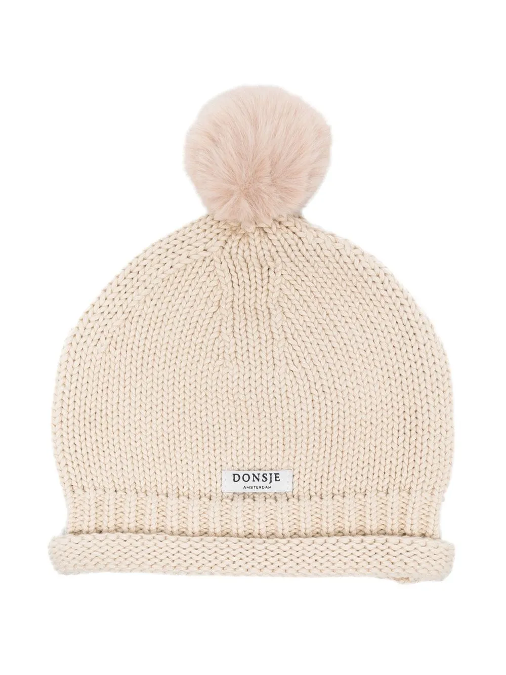 

Donsje ribbed knit beanie - Neutrals