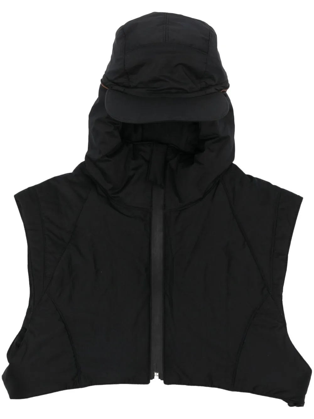 

Zegna padded sleeveless zip-up balaclava - Black