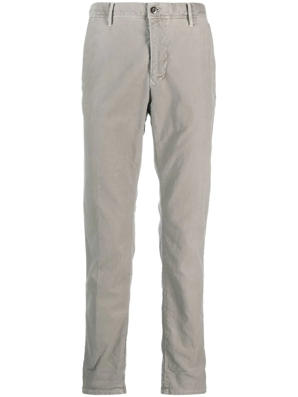 

Incotex straight-leg cotton trousers - Grey