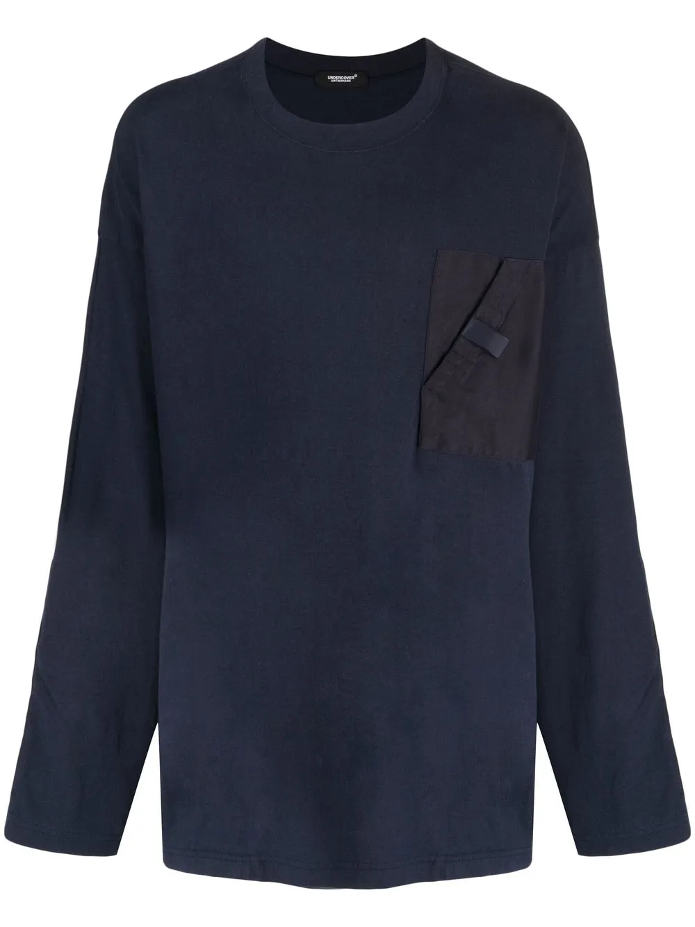 

Undercover chest welt-pocket knit jumper - Blue