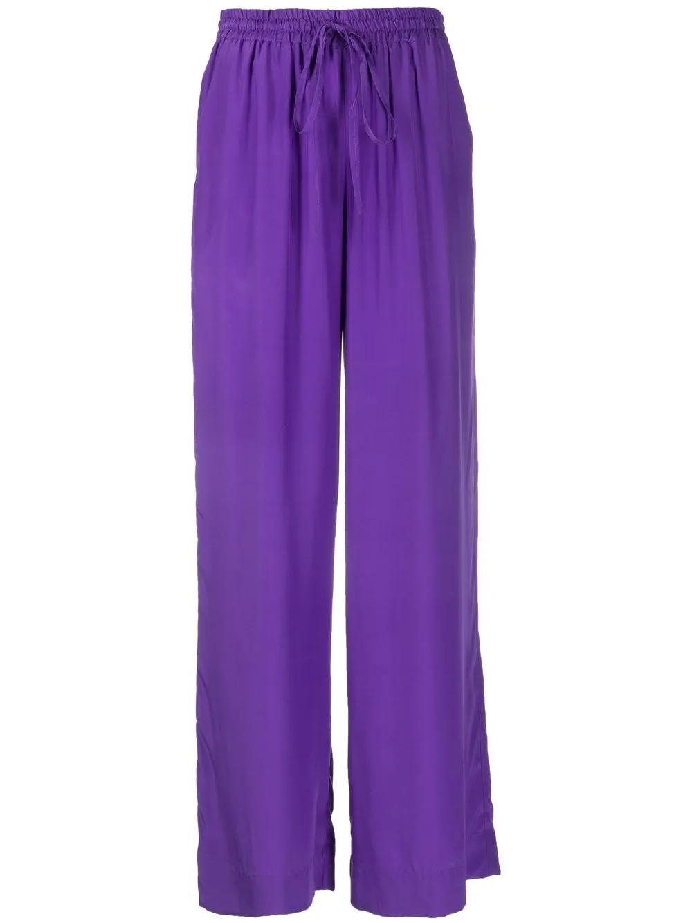 

P.A.R.O.S.H. drawstring flared trousers - Purple