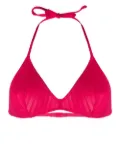ERES ribbed triangle bikini top - Pink