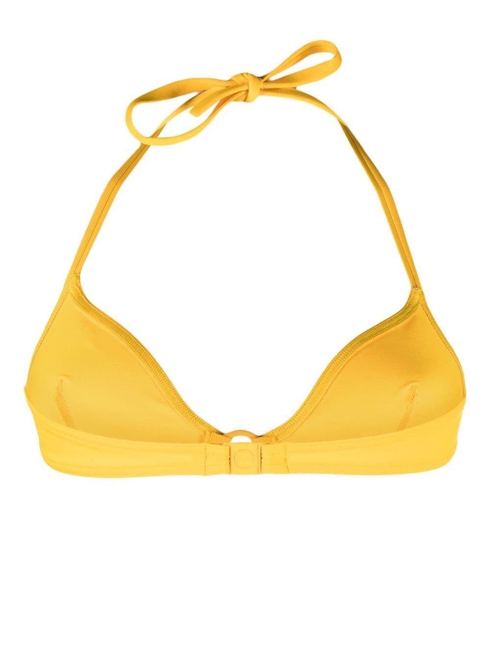 Shop Eres Elena Triangle Bikini Top In Yellow