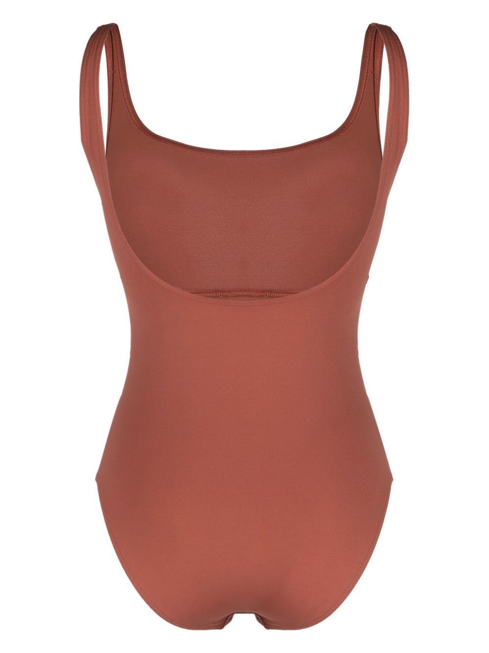 Shop Eres Asia Scoop-back Swimsuit In Brown