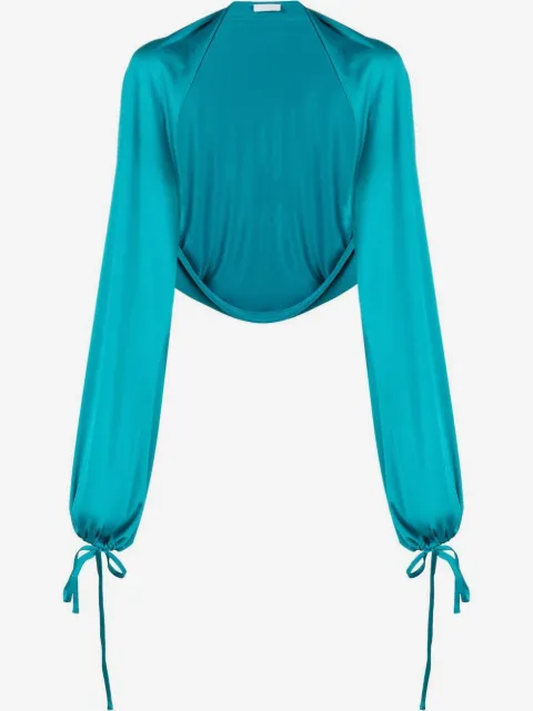 P.A.R.O.S.H. drawstring-detailed long-sleeved shrug