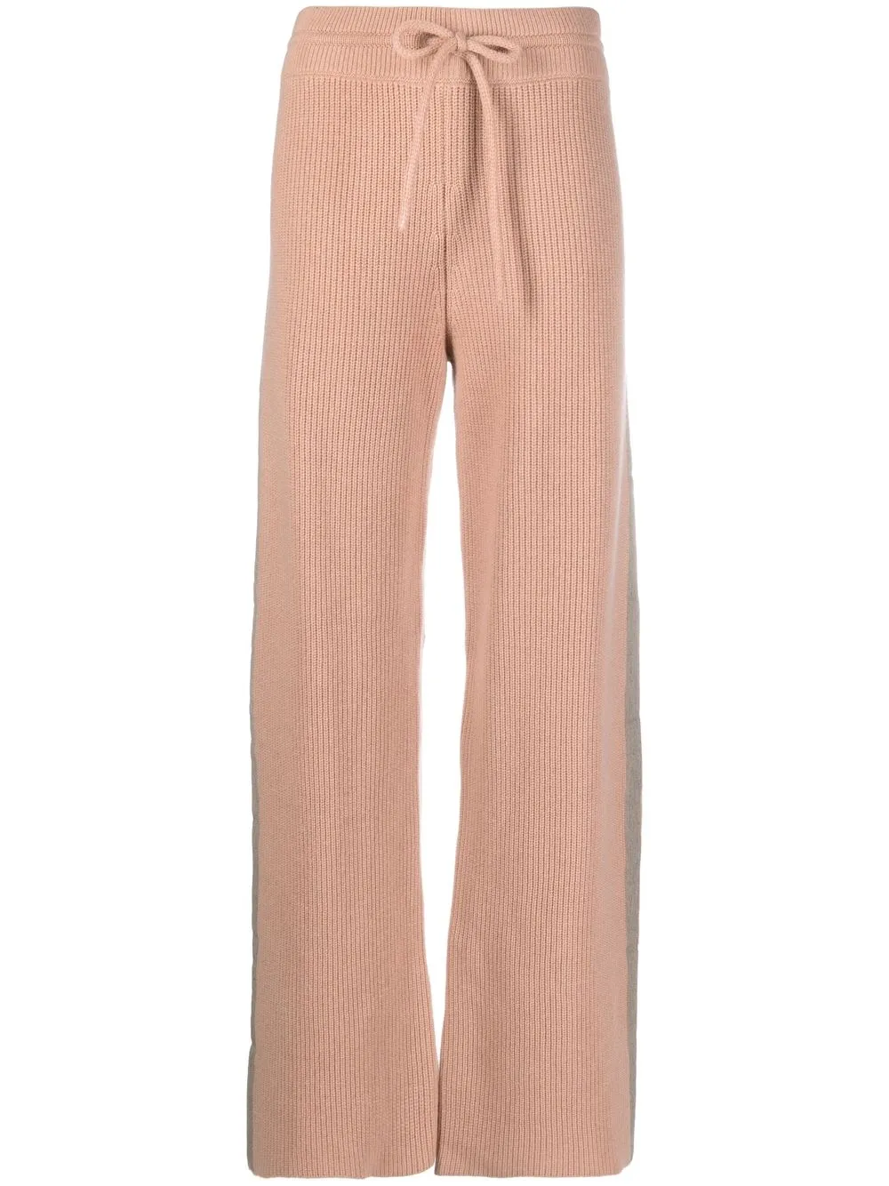 

Fabiana Filippi drawstring knit trousers - Pink