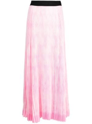 Buy MSGM Pink Taffeta Flounce Skirt for Girls in Saudi