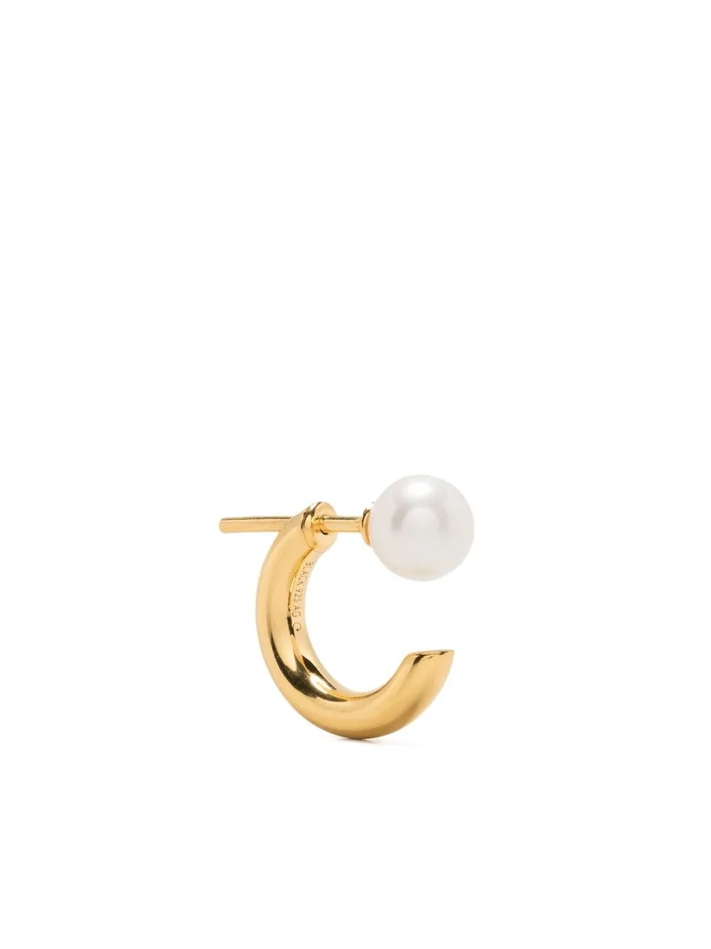 

Maria Black pearl-detail half-hoop earring - Gold