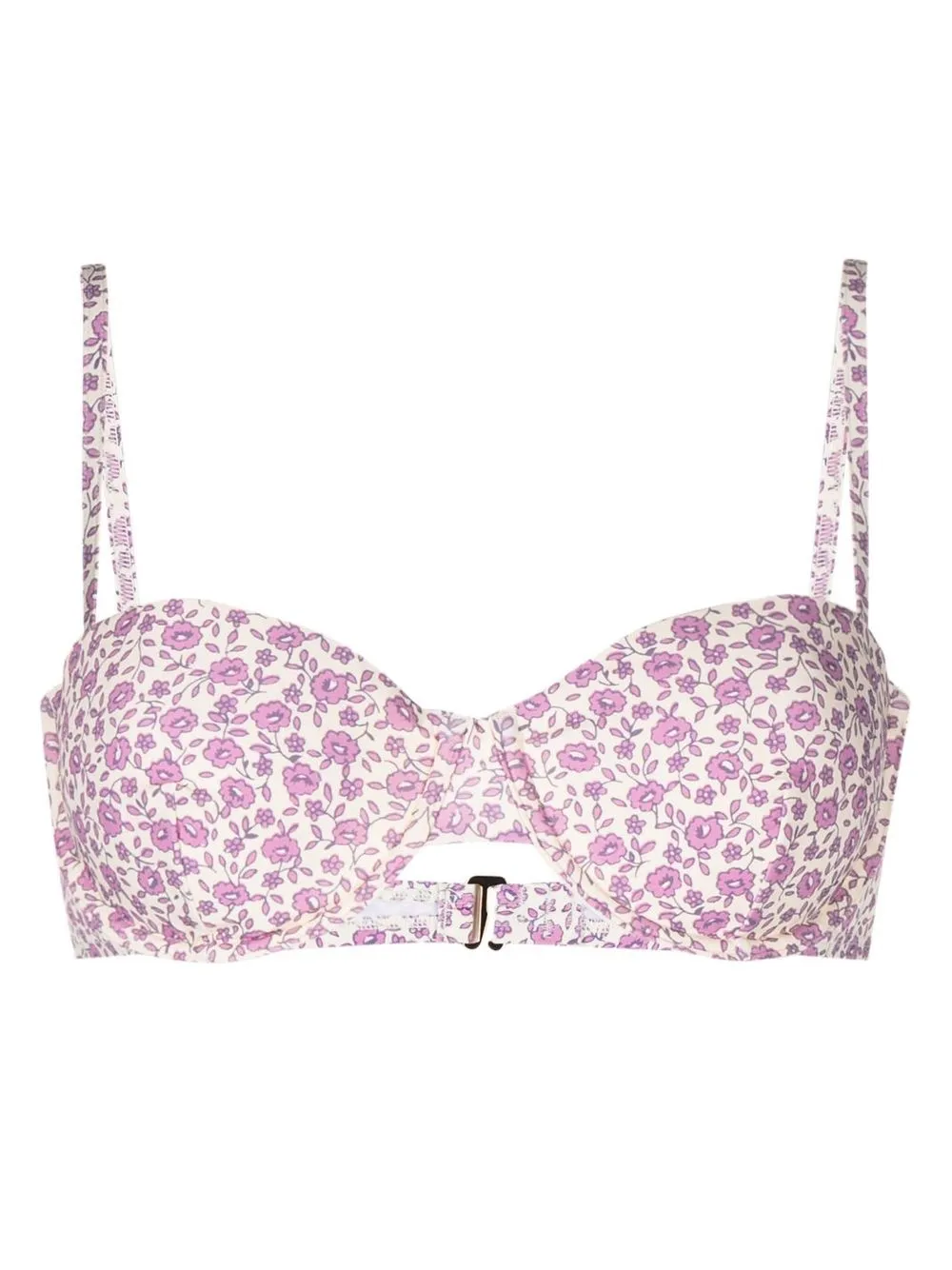 Tory Burch Floral Print Bikini Top Farfetch