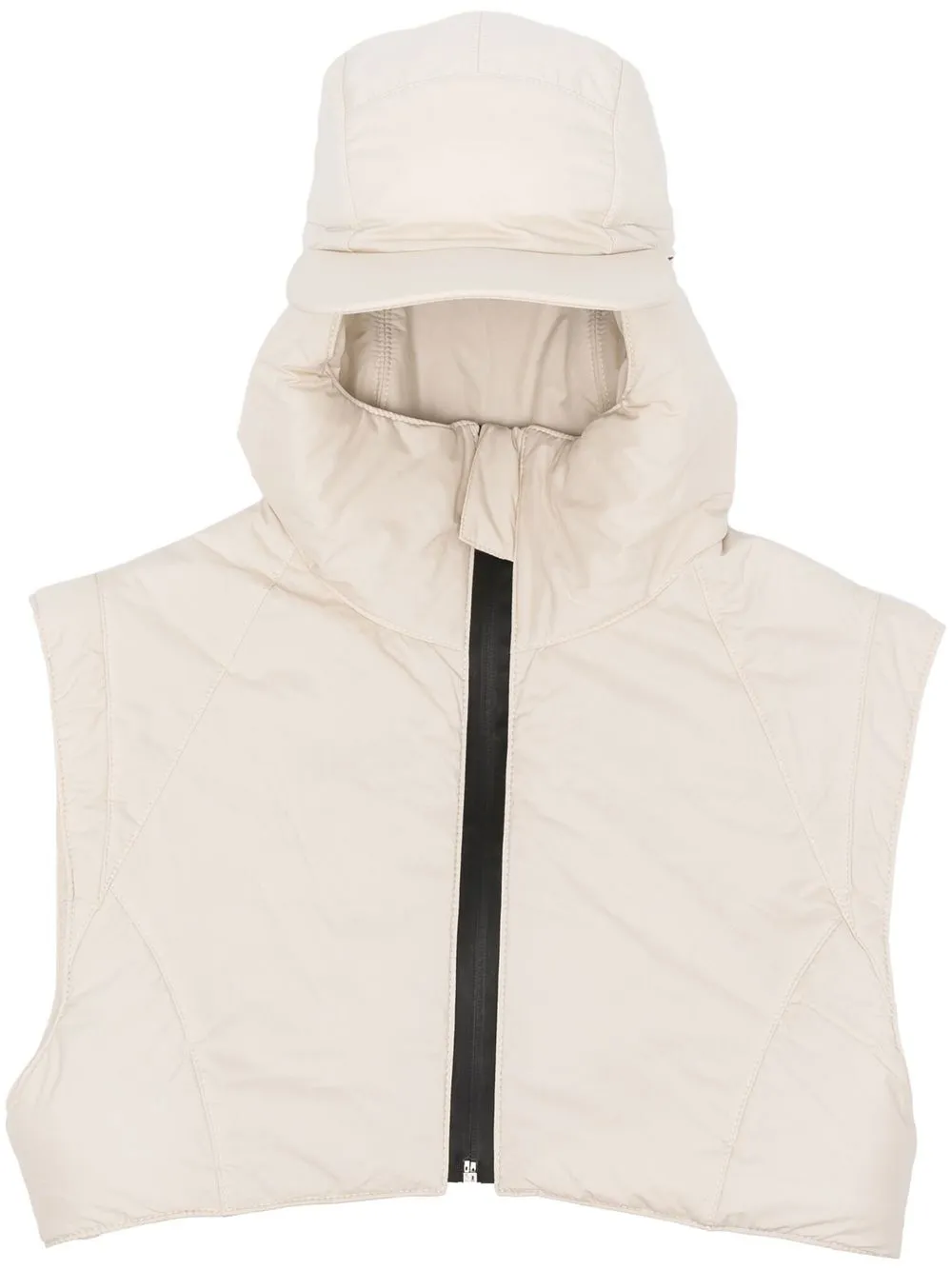 

Zegna padded hooded bib - Neutrals