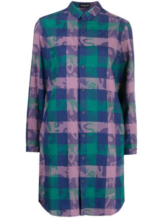 SPORT B. By Agnès B. Check-print Shirt Dress - Farfetch