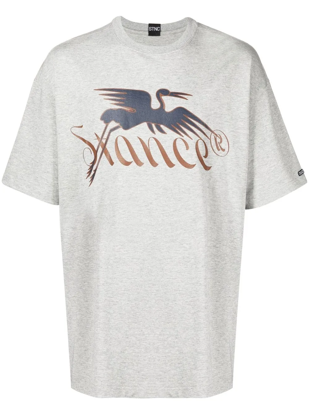 

Stance graphic-print short-sleeved T-shirt - Grey