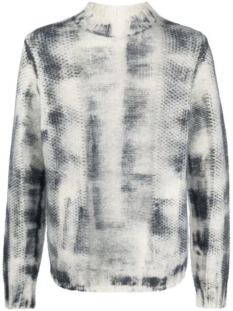 Malo abstract-print jumper