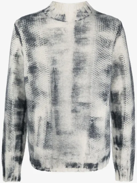 Malo abstract-print jumper