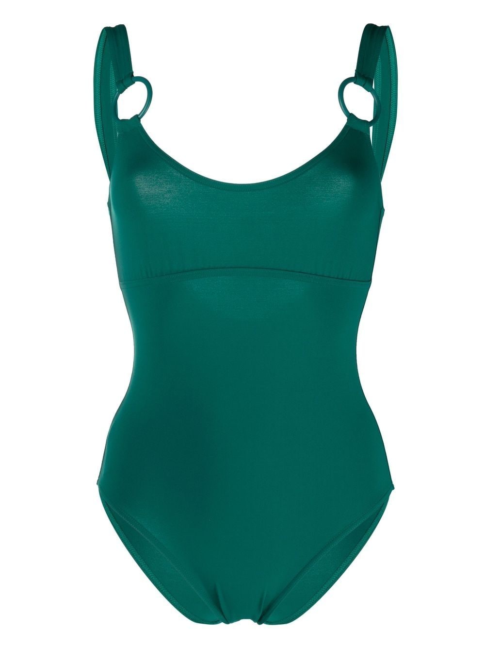 Shop Eres Marcia Ring-detail Swimsuit In Green