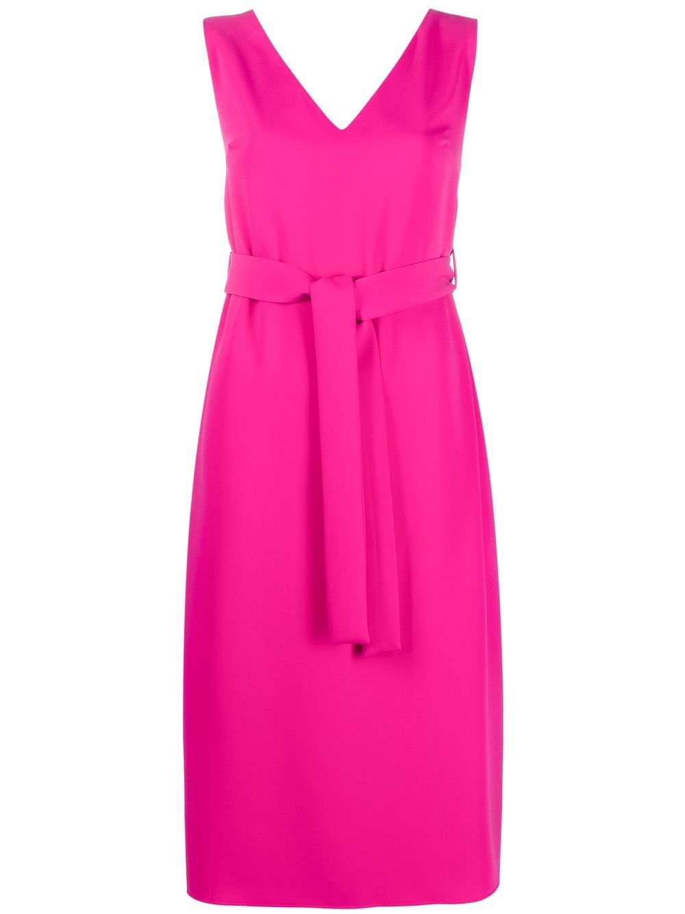 P.A.R.O.S.H. tie-waist sleeveless dress - Pink