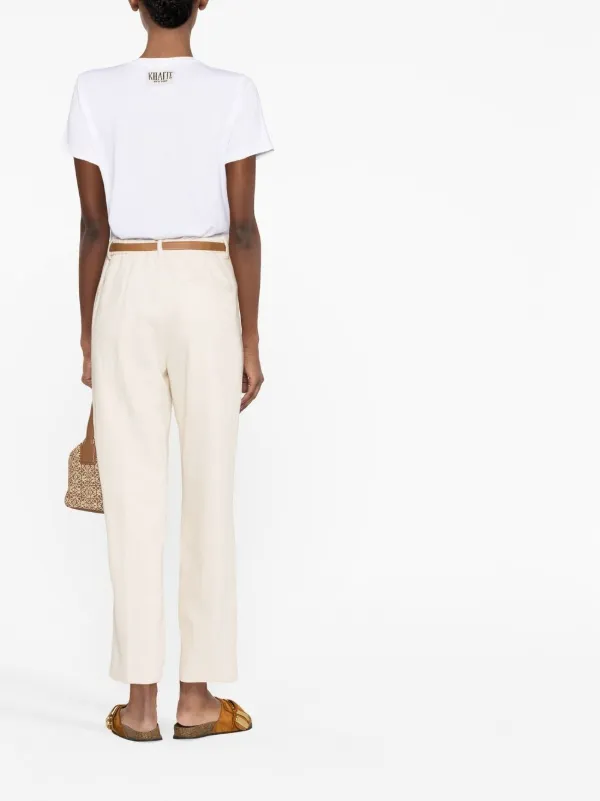 KHAITE The Emmylou Cotton T-shirt | White | FARFETCH GE