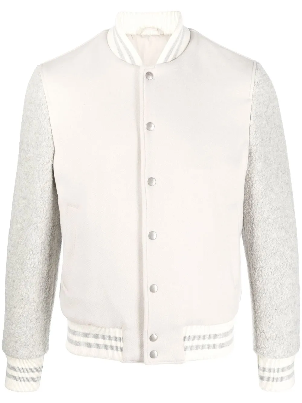 

Eleventy wool bomber jacket - Neutrals