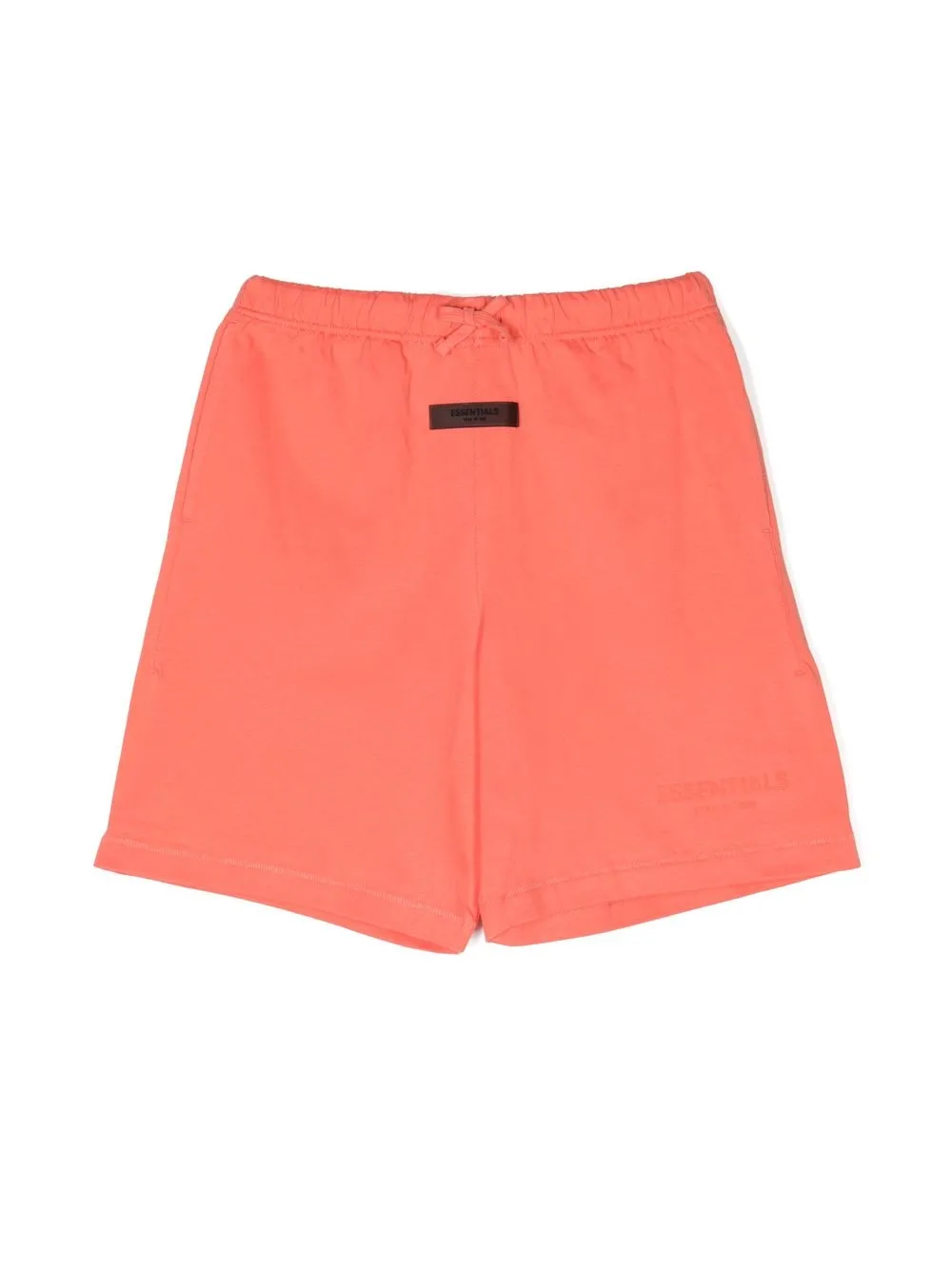 

FEAR OF GOD ESSENTIALS logo-patch drawstring shorts - Pink