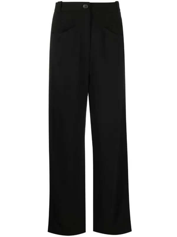 パンツ KHAITE Women Straight Pants 3160343 200 BLACK 19306391_42410937_600.jpg
