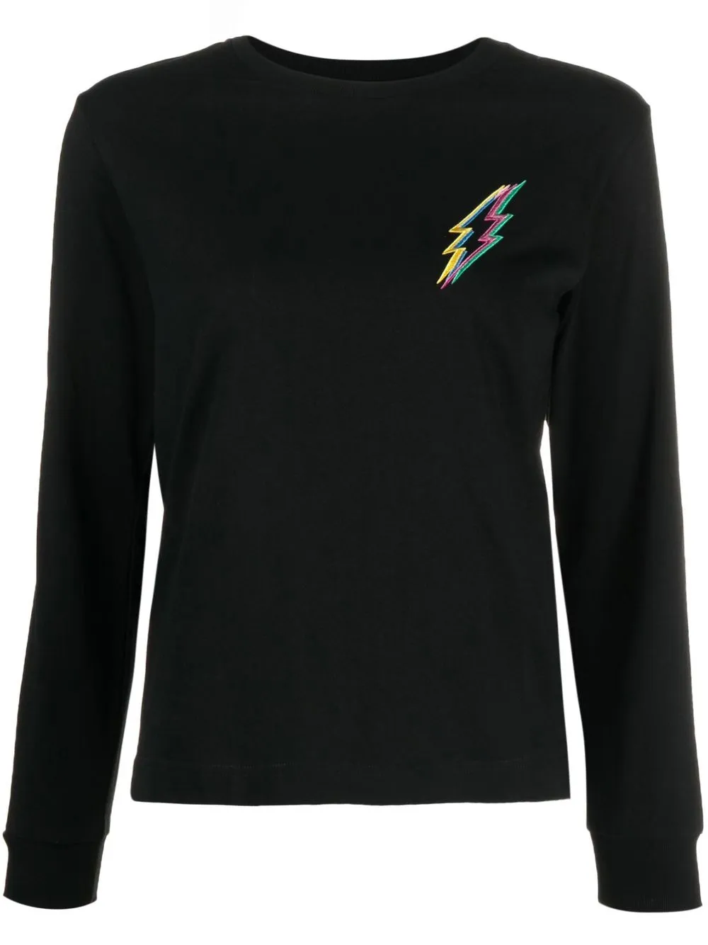 

SPORT b. by agnès b. embroidered cotton T-Shirt - Black