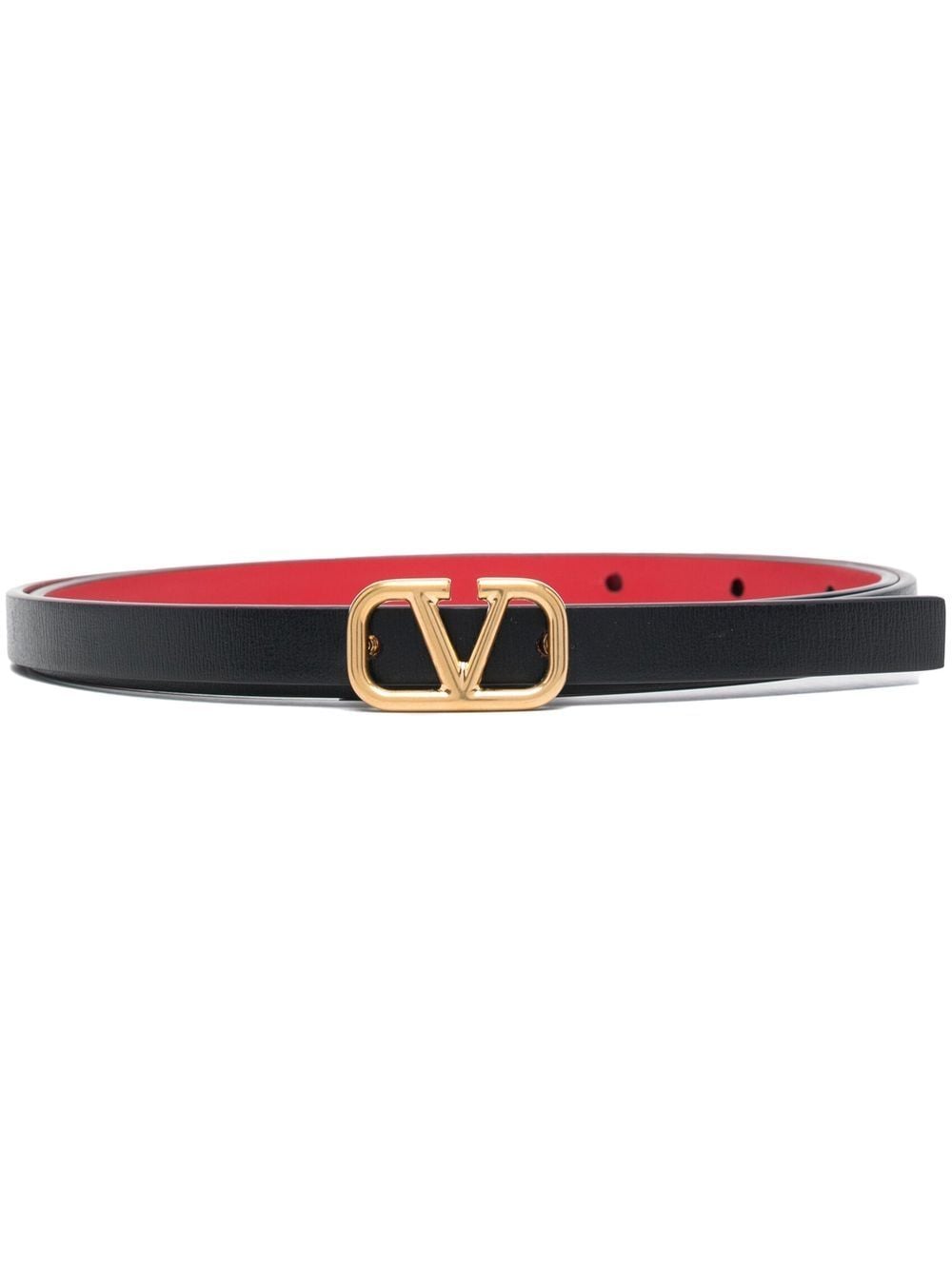 VALENTINO GARAVANI VLOGO SIGNATURE LEATHER BELT