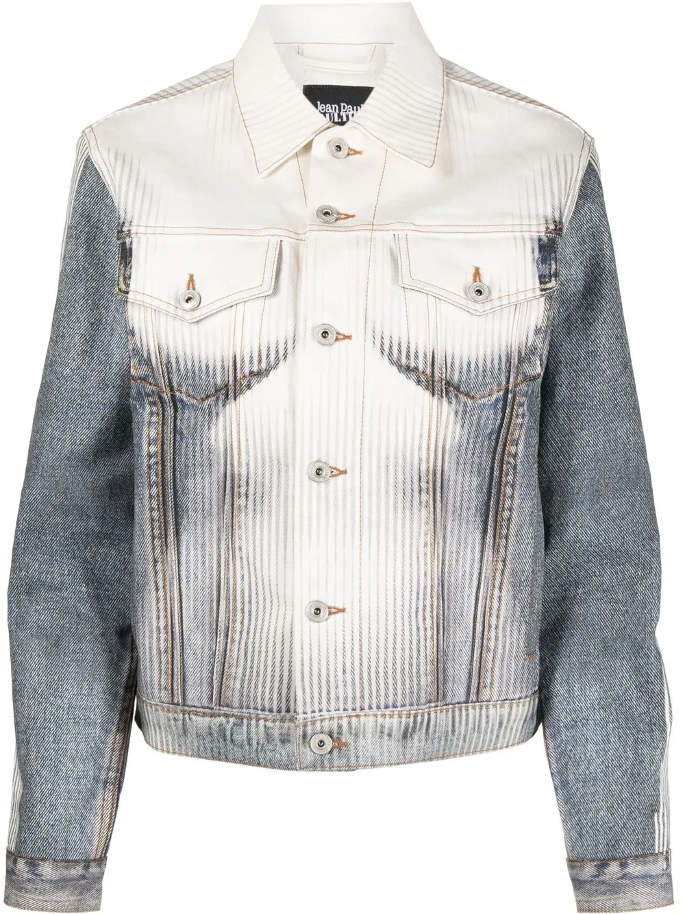 Y/Project x Jean Paul Gaultier Body Morph Denim Jacket - Farfetch