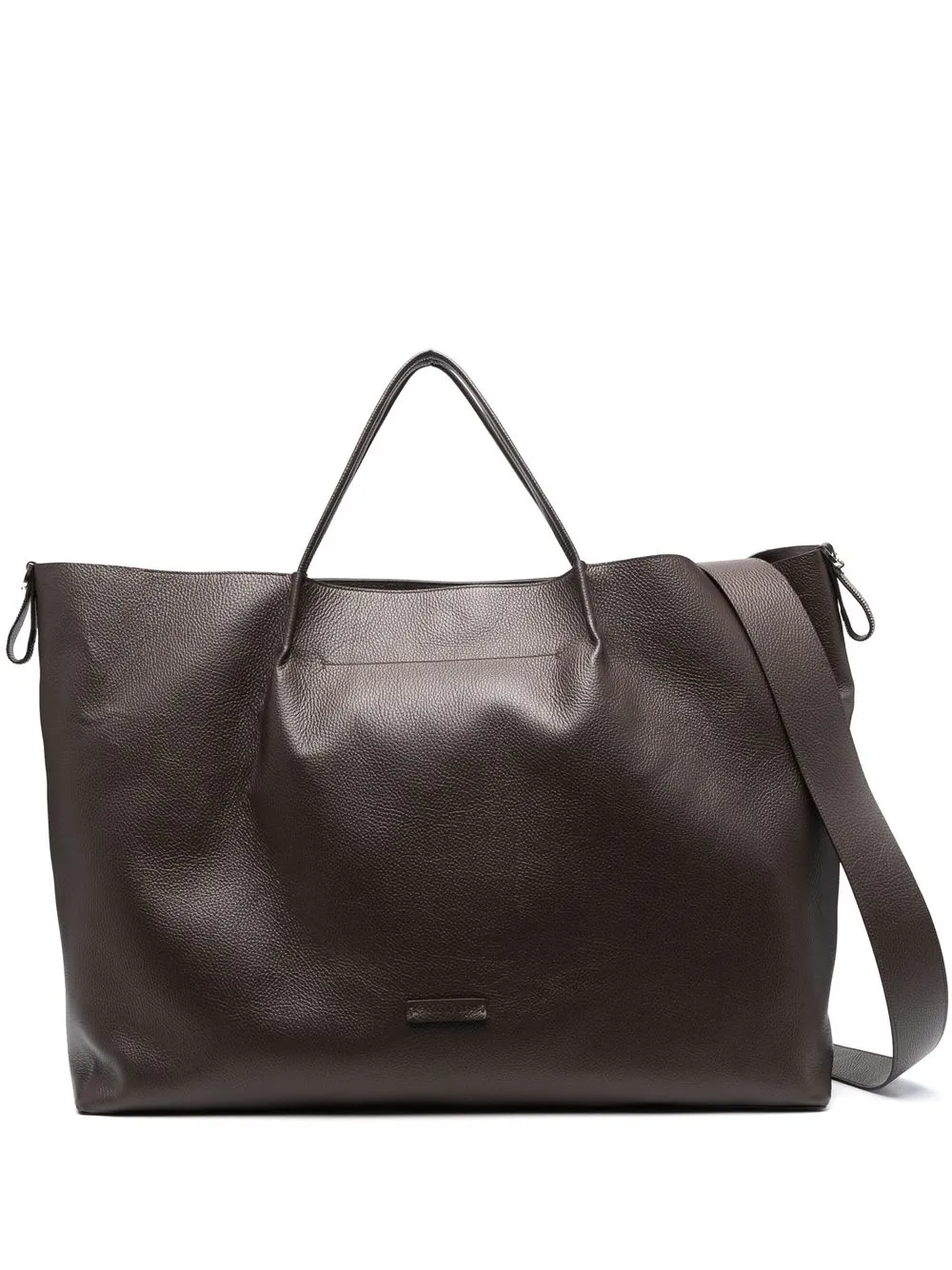 

Fabiana Filippi large leather weekend tote bag - Brown