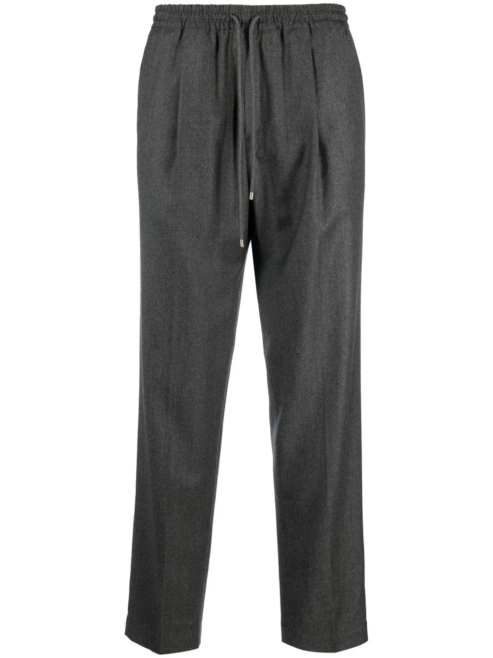 

Briglia 1949 drawstring waist front-pleat trousers - Grey