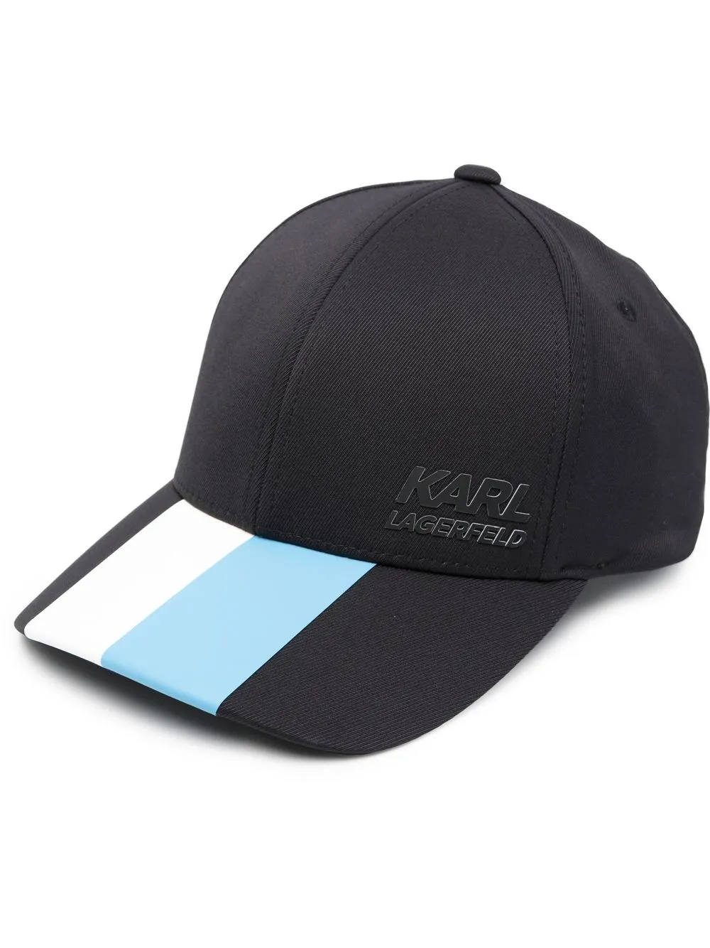 

Karl Lagerfeld gorra con logo en relieve - Negro