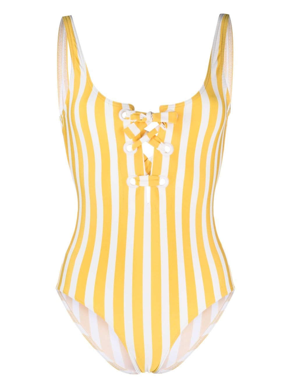 Shop Eres Destino One-piece Swimsuit In White