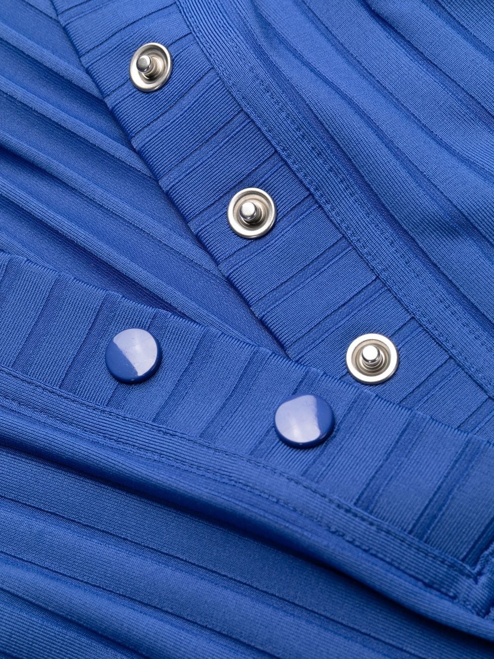 Shop Eres Cachaca Ribbed Short-sleeve Swimsuit In Blau