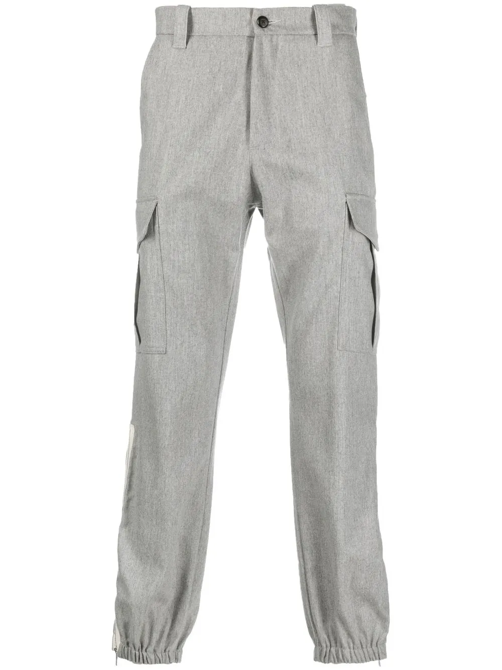 

Eleventy straight-leg wool trousers - Grey