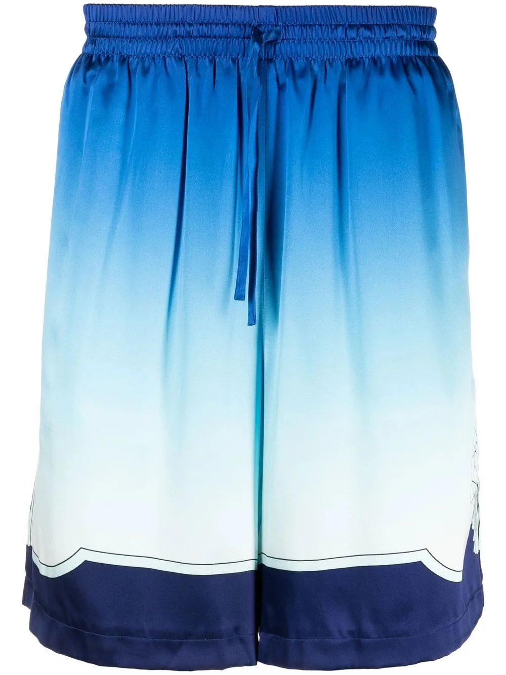 

Casablanca Place Vendome silk shorts - Blue