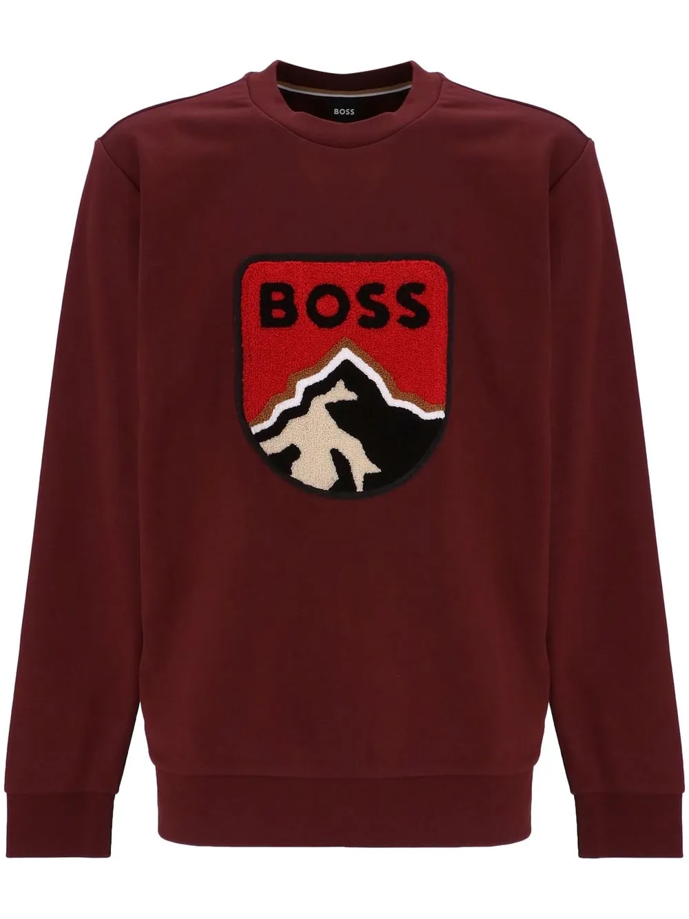 BOSS logoappliqué Cotton Sweatshirt Farfetch