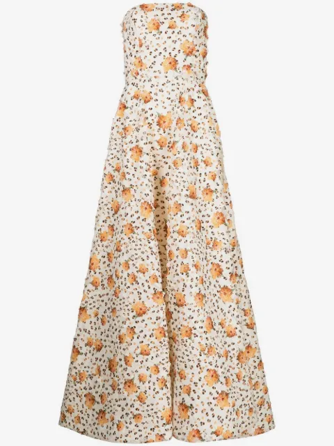 Bambah floral print gown