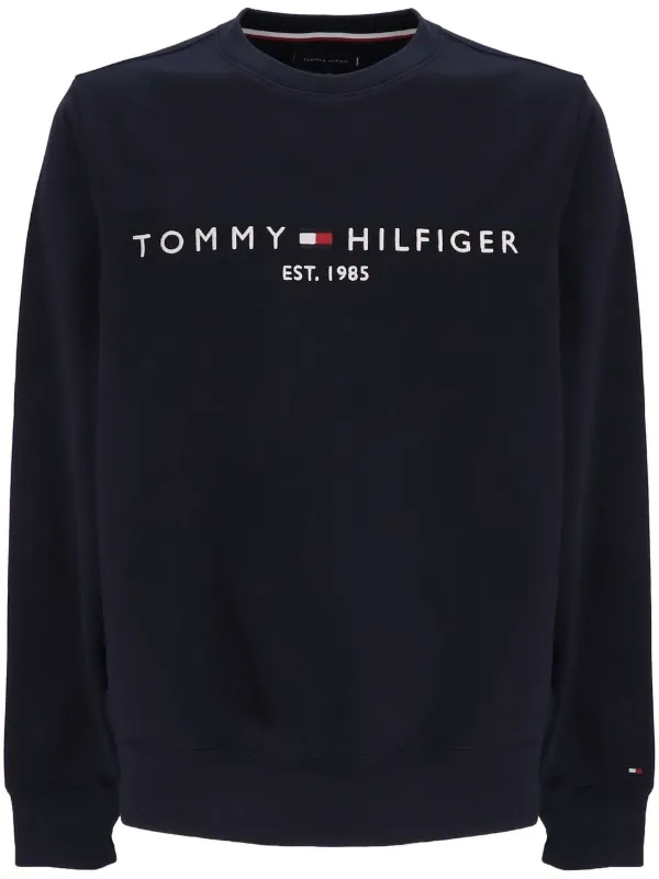 Tommy Hilfiger logo-print Sweatshirt Blue FARFETCH ID