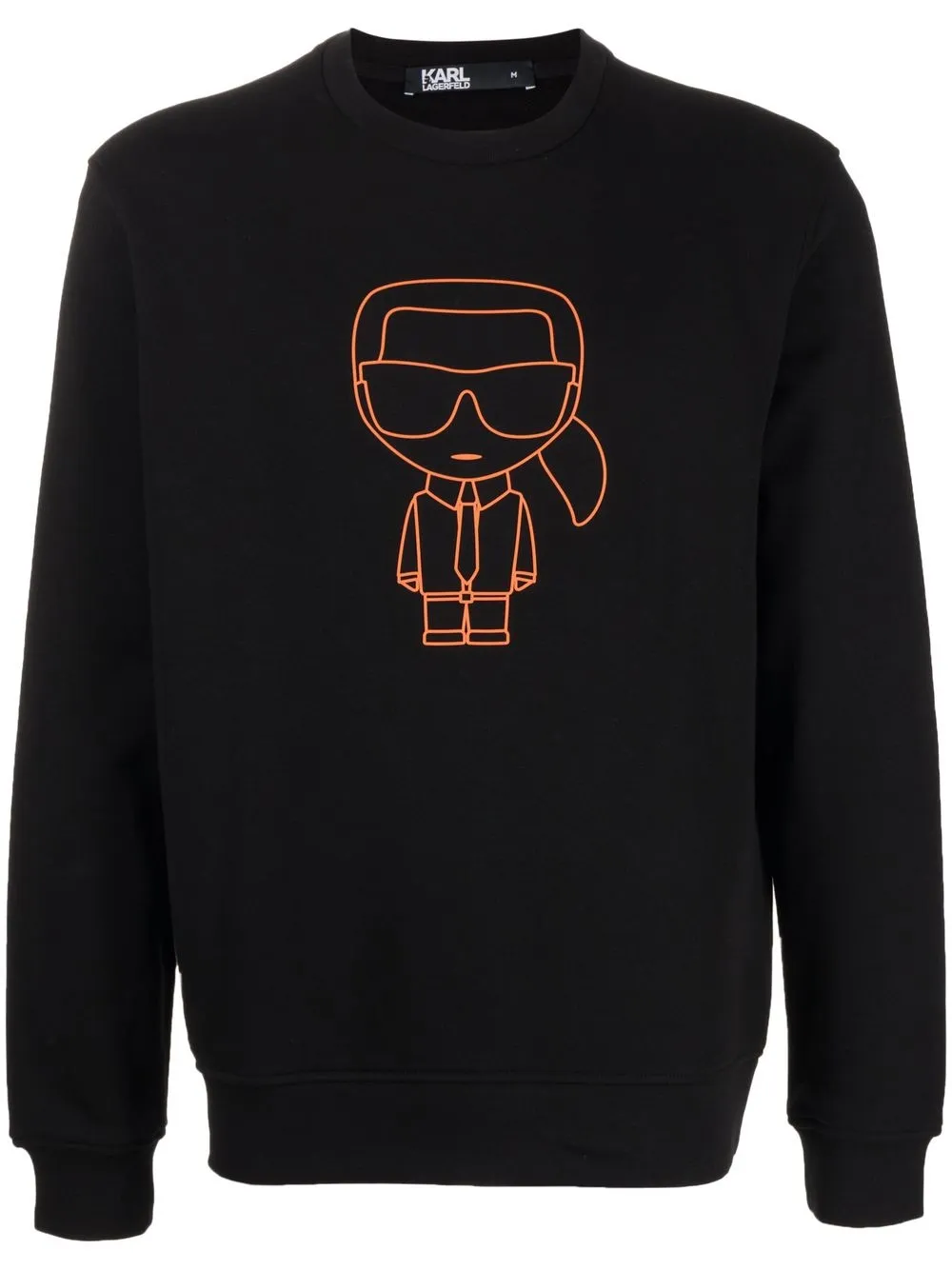 

Karl Lagerfeld K/Ikonik print sweatshirt - Black