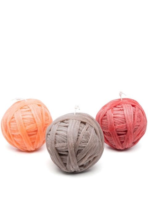 Missoni Home Gomitolo candles (set of 3)