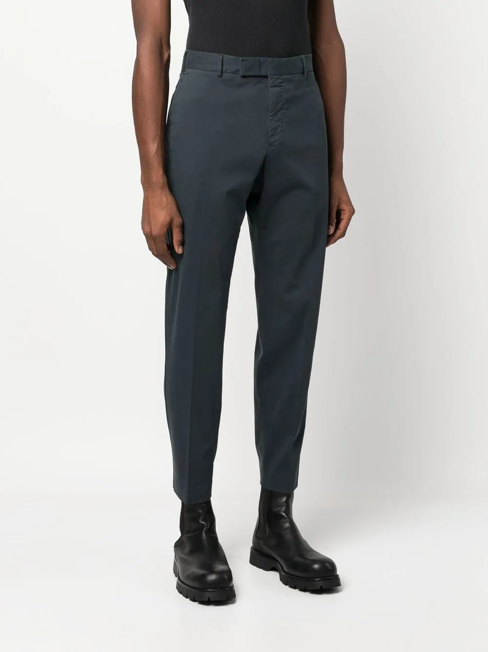 Feather-Detail Chino Trousers
